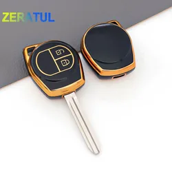 For Suzuki For Amagatarai For SX4 SWift Liana Alto Igins Esteem Baleno GR TPU Car Key Case Cover Shell Fob Holder Protector