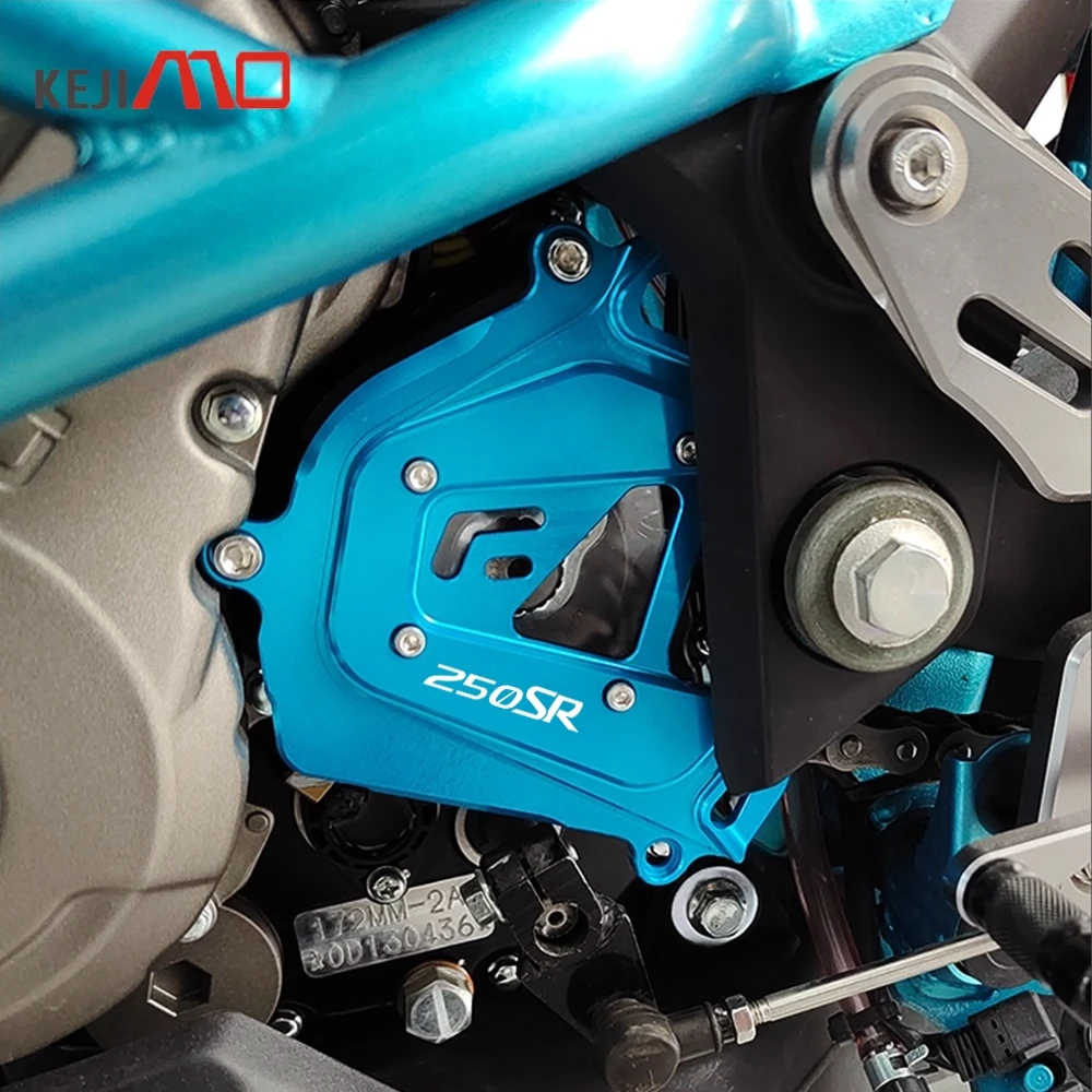 

For CFMOTO CF MOTO 250SR 250 SR ABS 2019 2020 2021 2022 - 2025 Motorcycle Front Sprocket Cover Chain Guard Wheel Crash Protector