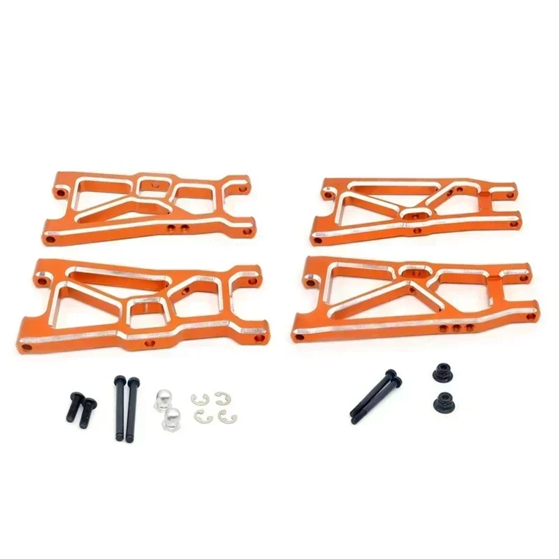 4 Stücke Metall Vorne Und Hinten Suspension Arm 7597 7598 Für ZD Racing DBX-10 DBX10 10421-S 9102 1/10 RC Auto Upgrade Teile