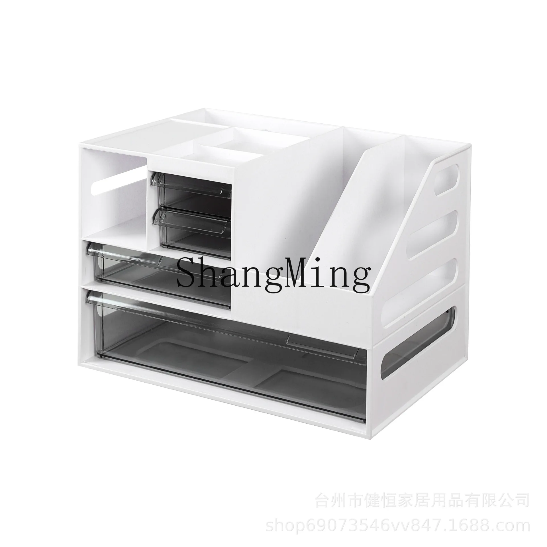 DSA Desk Storage Shelf Supplies File Shelf Desktop Bookshelf Multi-layer Storage