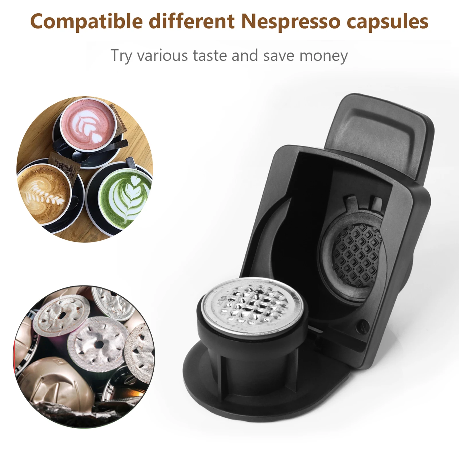 Capsule Adapter Coffee Capsules Converter Coffee Capsule Adapter Compatible With Nespresso Dolce Gusto Coffee Machines