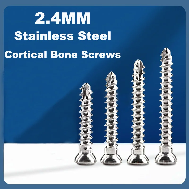 2.4MM stainless steel self-tapping screws for small animal orthopedic instruments Stainless steel hexagon socket screws