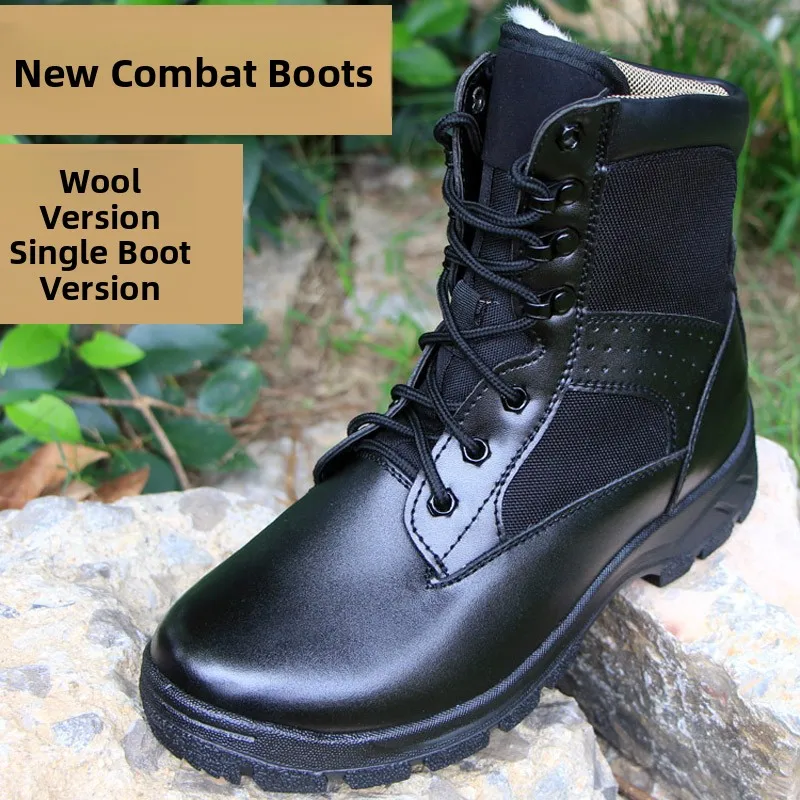 nouvelles-chaussures-tactiques-montantes-en-cuir-veritable-antiderapantes-pour-hommes-et-femmes-ideales-pour-l'escalade-en-exterieur-la-securite-l'inspection-et-comme-bottes-de-combat