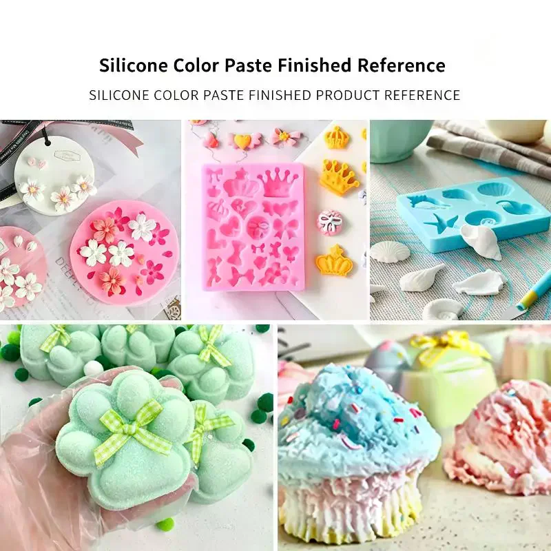 5g Silicone Color Paste Oil-Based Cream Color Paste Macaron Pigment For DIY Handmade Coloring Making DIY Pinch Glue