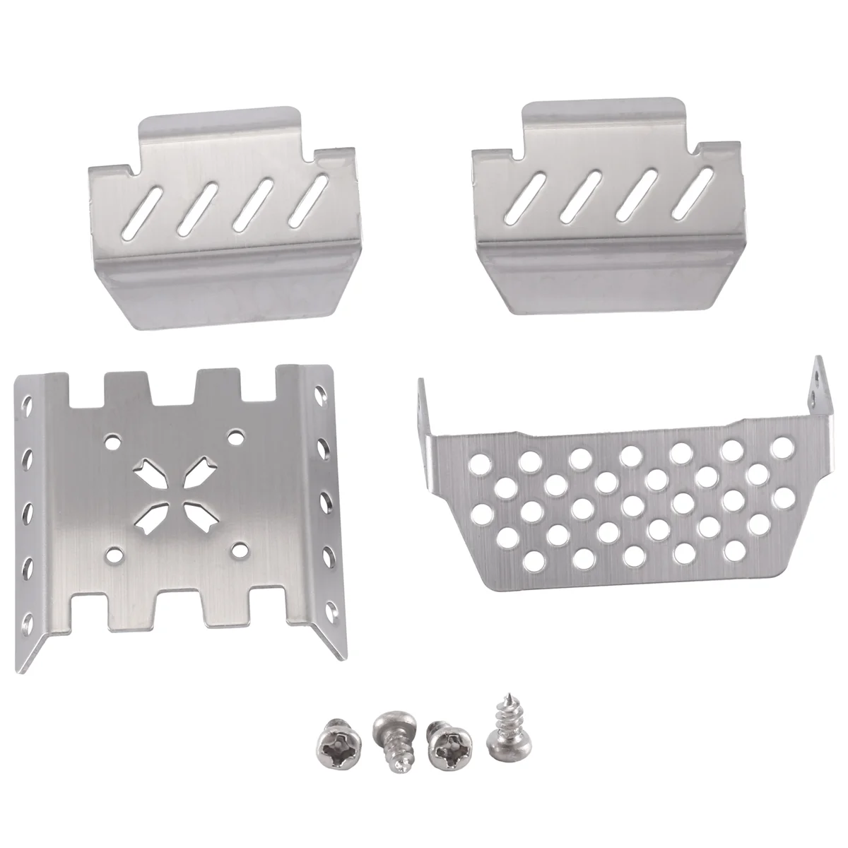 ABLJMetal Chassis Armor Axle Protector Plate for YiKong YK4082 YK4102 YK4103 Absima Sherpa RC Crawler Car Upgrade Parts