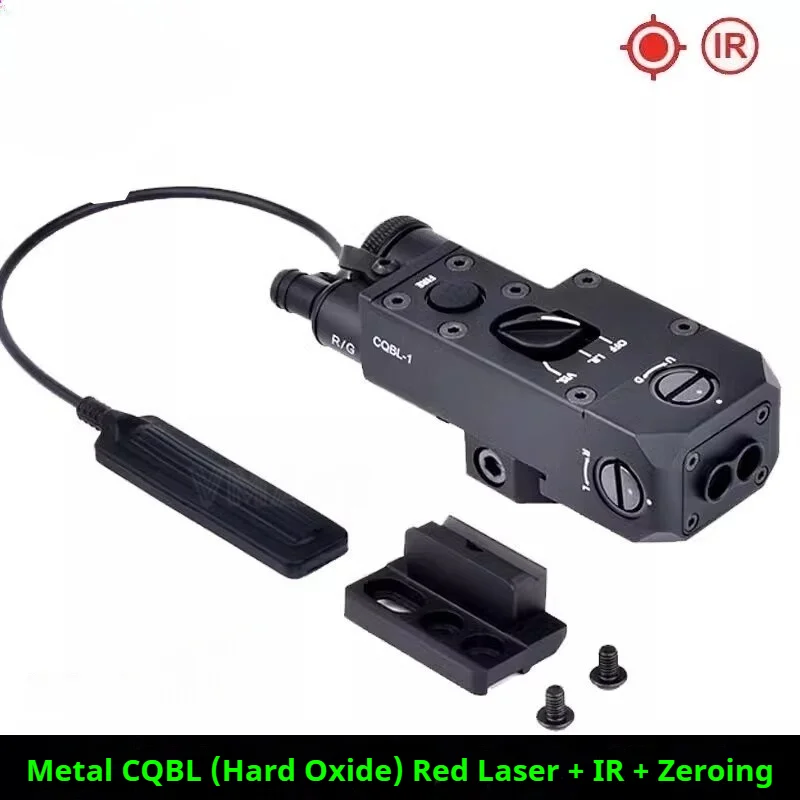 Element CQBL-1 Laser Pointer Metalen Laser Box Tactische Zaklamp High Power IR Verstelbare Zeroing Batterij Box