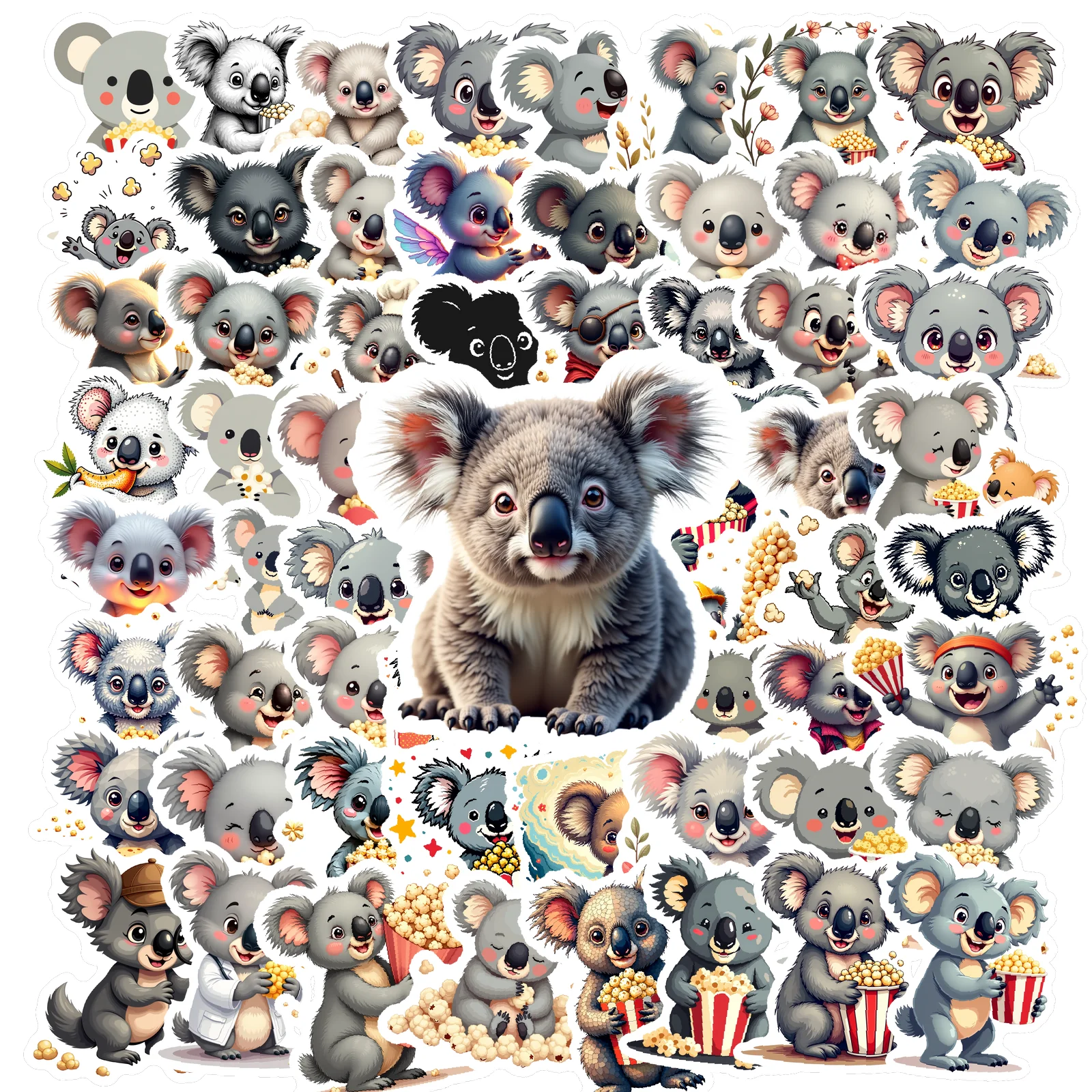 

Водонепроницаемые виниловые наклейки «Коала» — милые наклейки для ноутбуков, ноутбуков, чемоданов! Декоративные наклейки для детей и канцелярских принадлежностей.