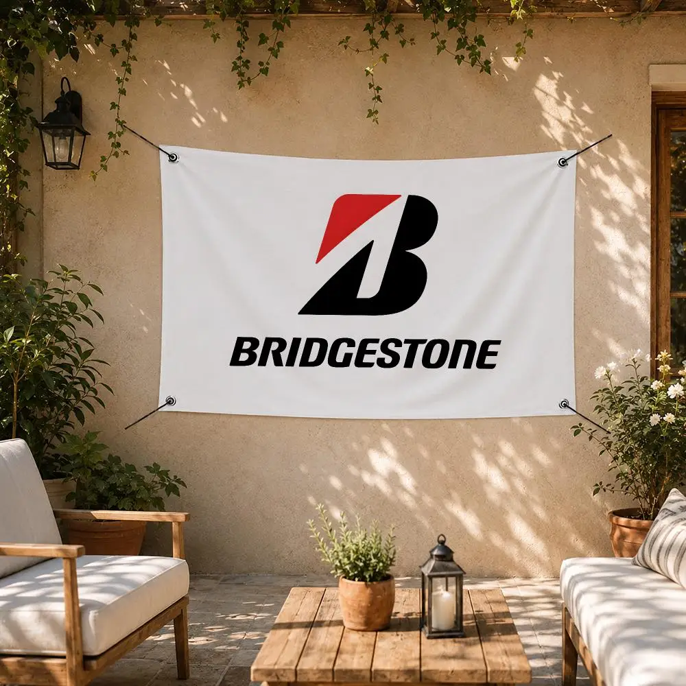 Trusted Brand Bridgestone Flags Room Bedroom Home Outdoor Wall Hanging Concert Printed Background Decoration Art Banne