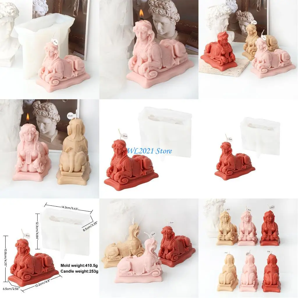 

G5GC форма королевы льва силиконовые формы DIY формы для эпоксидной смолы форма для украшения стола свечи пластыри инструмент