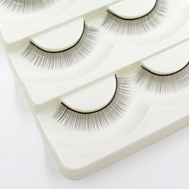 5 Pairs/Set False Eyelashes Handmade Training Lashes For Beginners Teaching Lashes Eye Extension Tools Practice