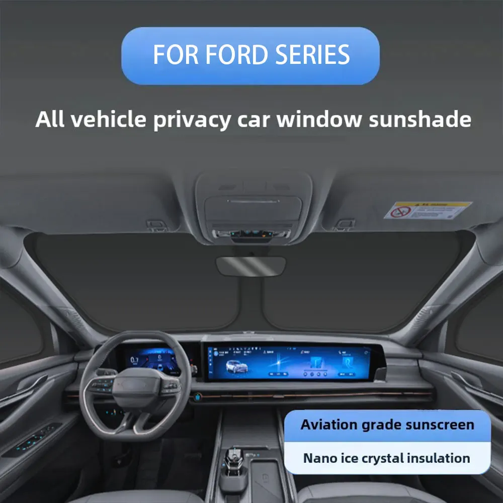 

Car Foldable Front Windshield Glass Roof Sunroof Skylight Sunshade Window Shade Sunroof Upgrade Mesh Net For FORD Series