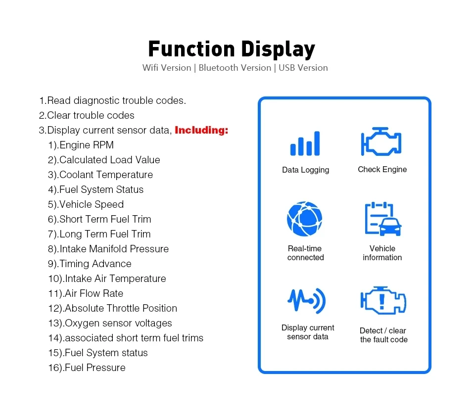 Double puce PIC18f25K80 ELM327 V1.5 pour IOS Android Bluetooth 5.1, EAU automatique OBD2 noir 2PCB, testeur de voiture, outils de diagnostic, nouveau