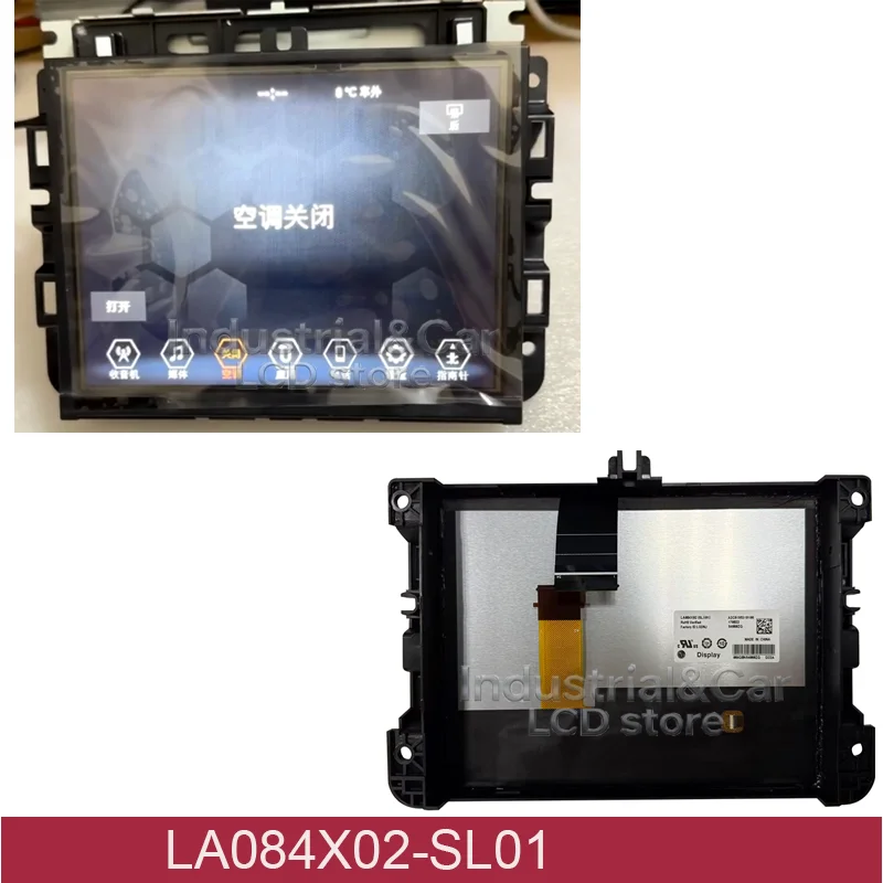 8.4 Inch LA084X02-SL01 LA084X02(SL)(02) LA084X02 SL0 LCD Touch Screen For 2017-2021 JeepCompass Renegade Car Navigation Audio