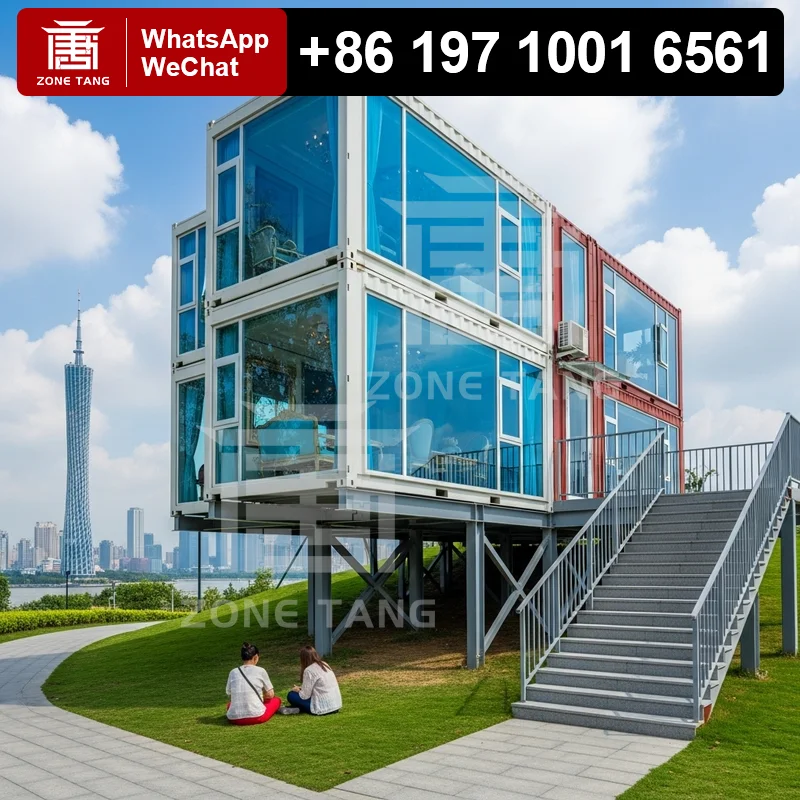 

Small House Urban Living Modular Expansion Tiny House Prefab Construction Flat Pack House Customize Color Mobility Convenient