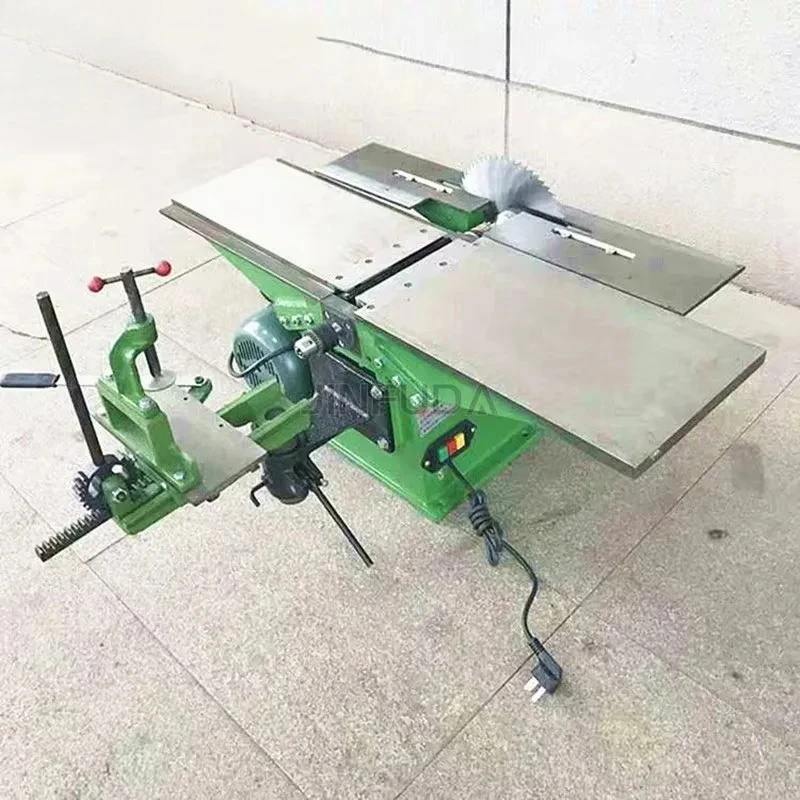Multifunctional Household Industrial Planing Sawboard Drilling Round Hole Planer Electric Planer Thickness Planer