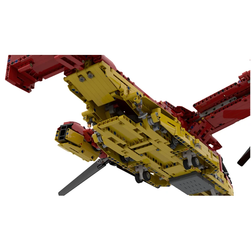 Militär Serie Moc Bausteine Special Ops Hubschrauber V-22 Osprey Modell Technologie Ziegel DIY Flugzeug Spielzeug Für Kind Kind
