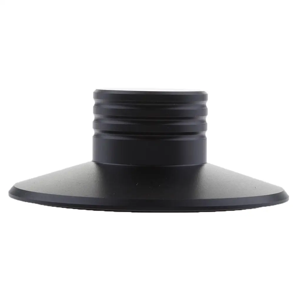 Audio LP Turntables Disc Stabilizer Weight/clamp with EP Adapter Black