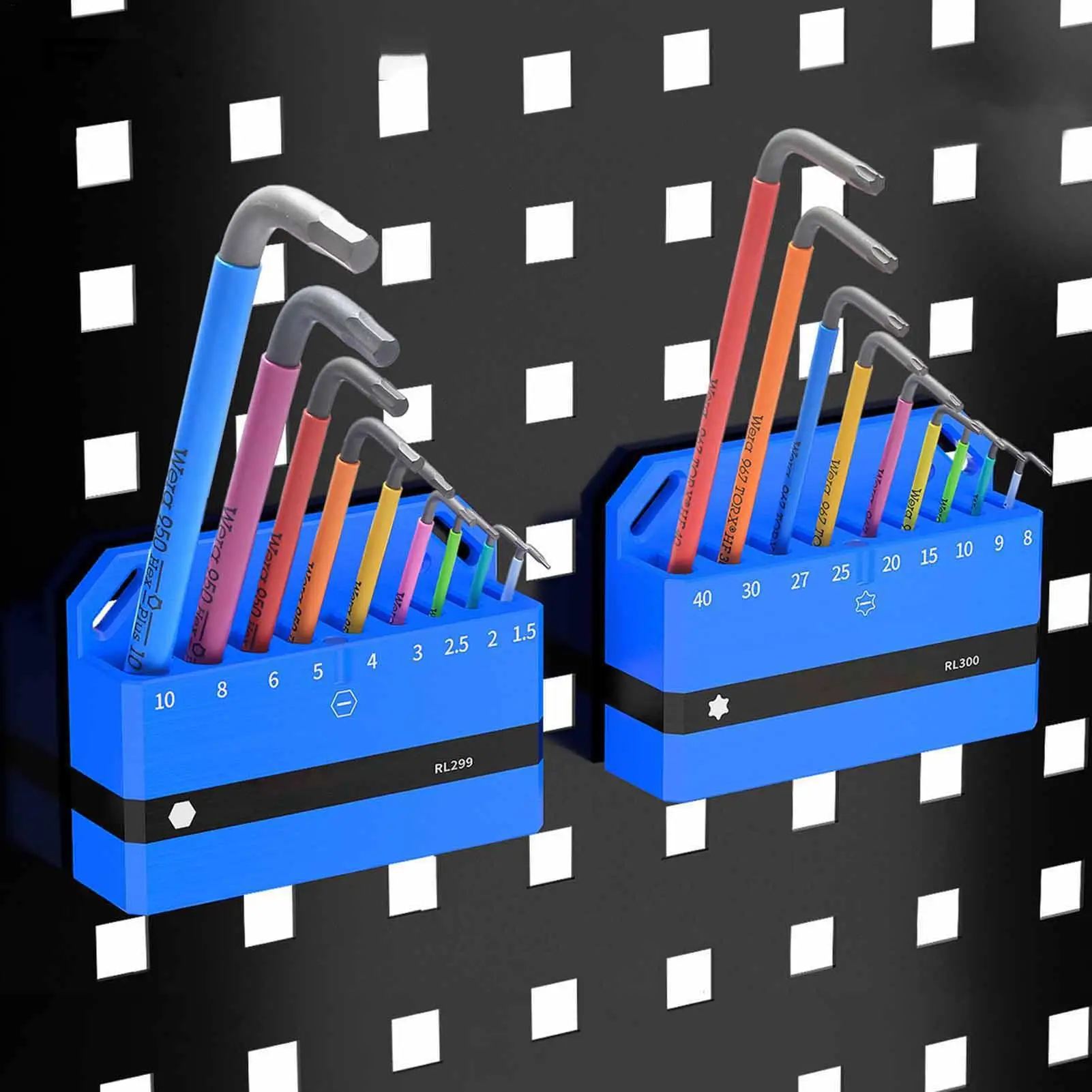 

Magnetic Wrench Organizer Magnetic Tool Holder Wrench Storage Organizer For Bike Hex Spanner Repair Tool Wall Organization