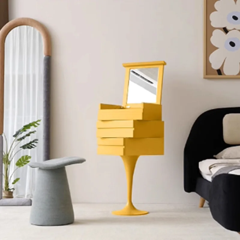 الحديثة طويل القامة الغرور الجدول غرفة نوم السرير ماكياج مكتب خلع الملابس الجدول خدمة ركن القهوة غرفة المعيشة Vestidores أثاث المنزل #2