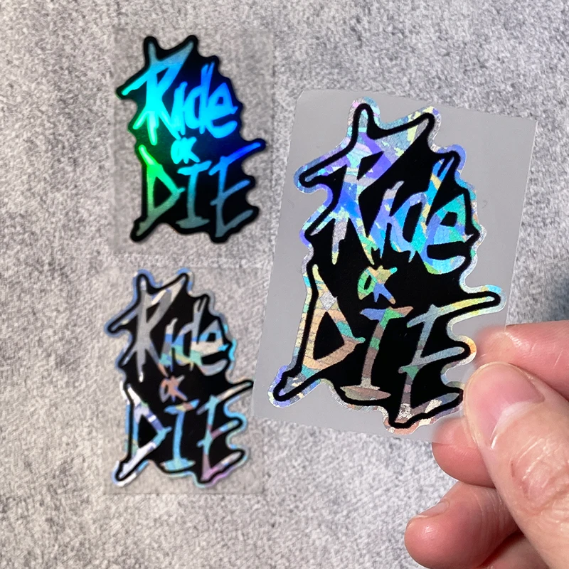 AliExpress NONE 1PC Ride or Die Motorcycle Sticker Waterproof DlY Motorbike Fuel Tank Helmet Road Bicycle Top Tube Frame Handlebars Vinyl Decal