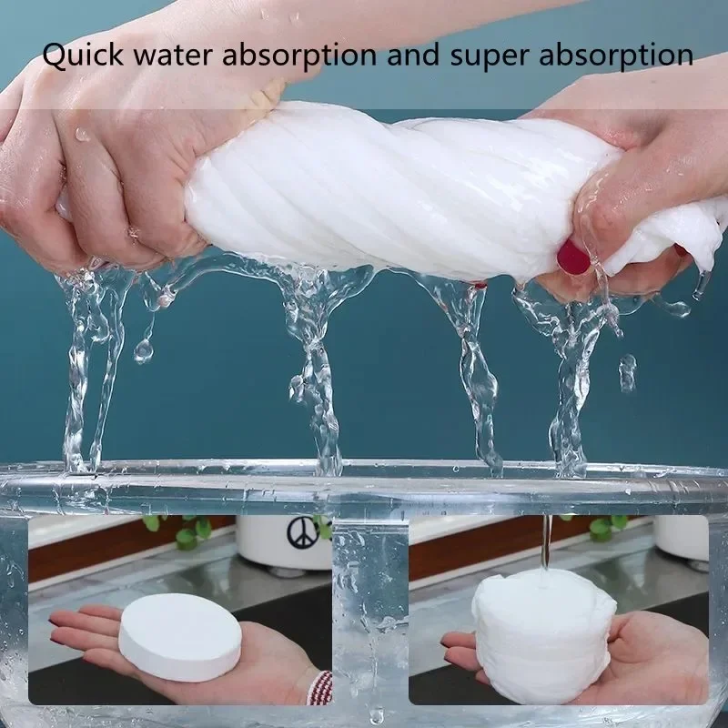 1PCS Disposable Cotton Compressed Bath Faces Thickened Absorbent Strong Portable Travel Towel Comfortable Bath Towel