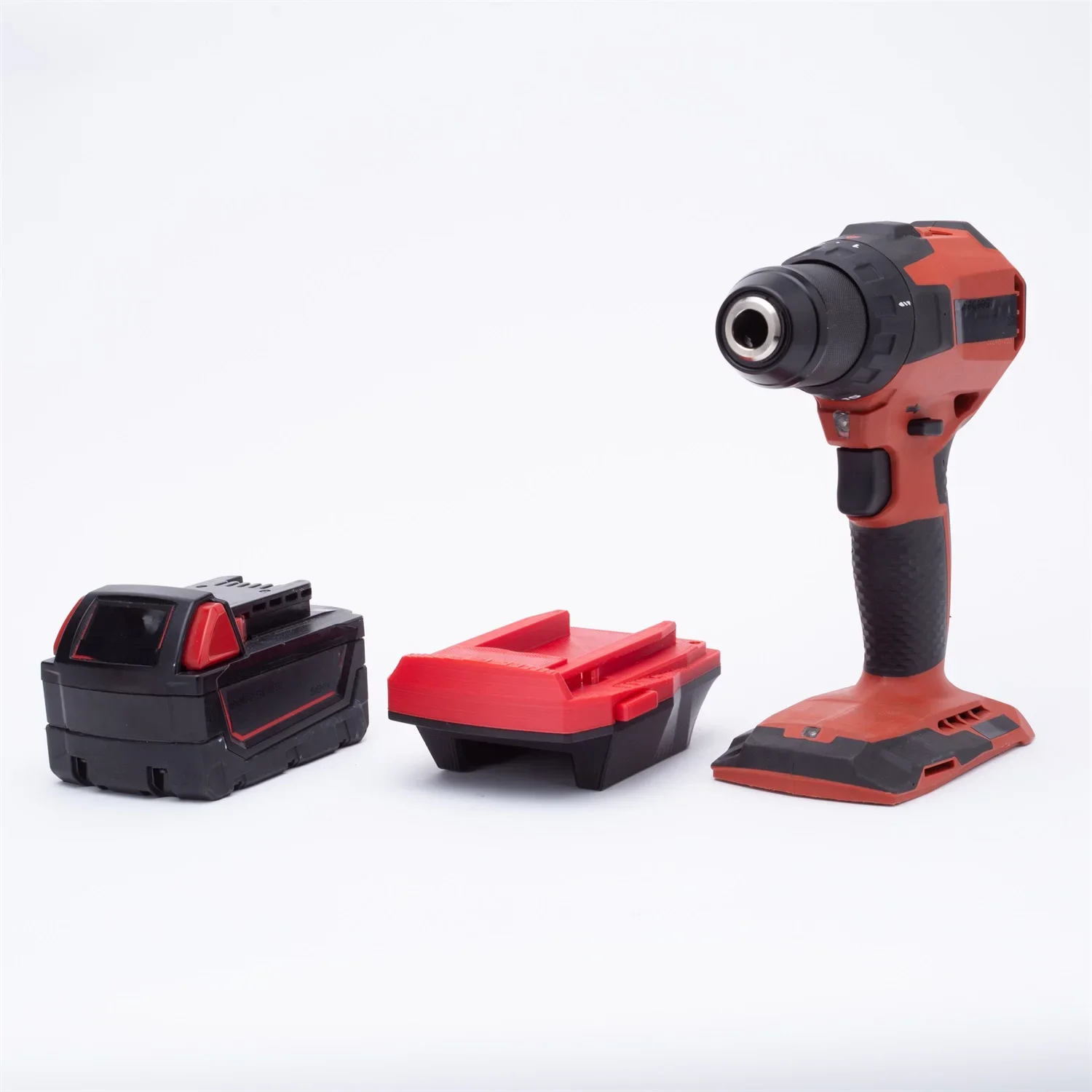 adaptador de bateria para milwaukee conversor de bateria de litio 18v para hilti serie b22 power drill tool sem baterias 01