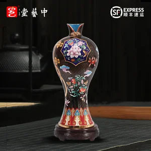 Liu Yongsen Cloisonne "Auspicious" Female Backpack Foreign Affairs Gifts Home Decoration Living Room Decoration