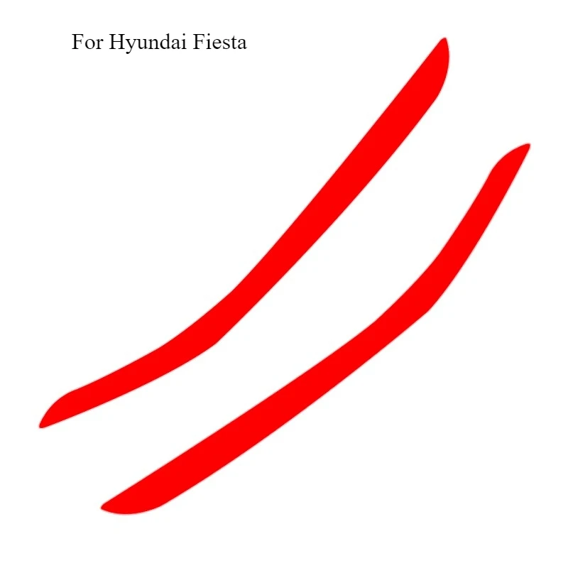 

For Hyundai Fiesta Headlight Eyebrow Color Change Film Headlamp Eyebrow Luminous Anti-scratch Protection Film