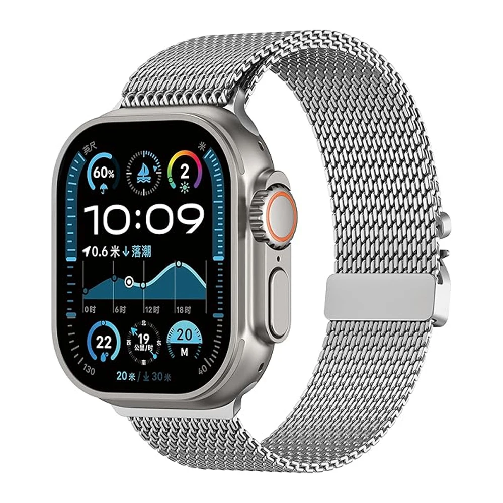 애플워치 울트라 2 밴드 49mm 46mm 45mm 42mm 44mm용 파라슈트 스트랩, iWatch 시리즈 10 9 8 7 6 5 SE 4 호환 코레아 팔찌