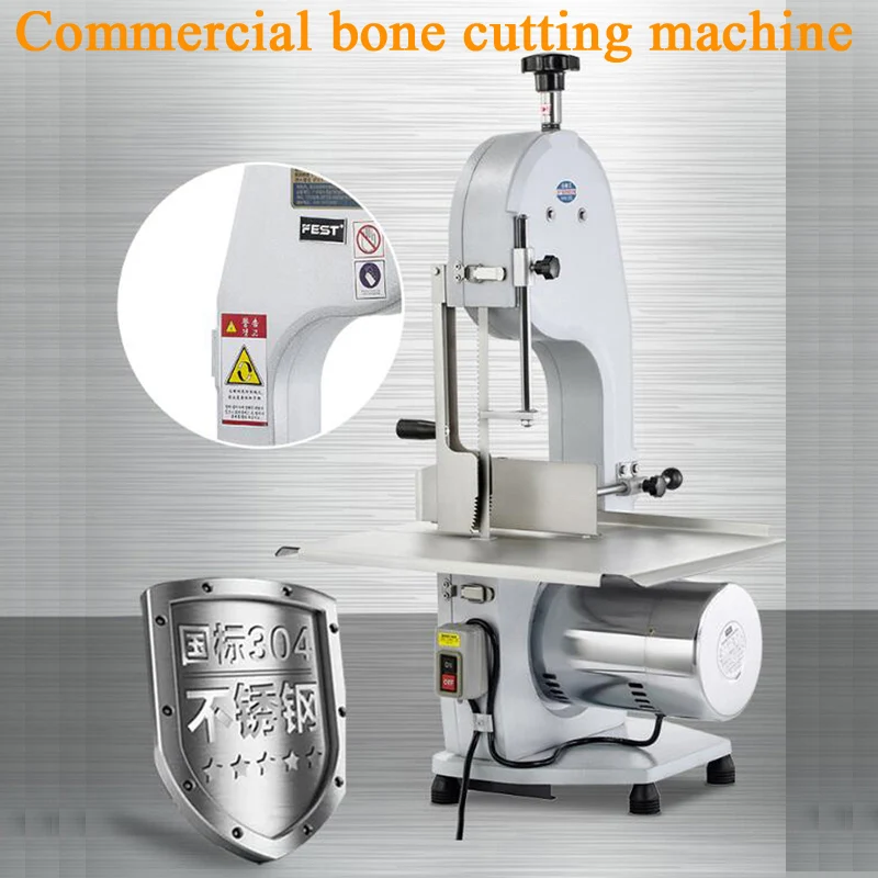 

Commercial High Quality Electric Bone Saw Frozen Fish Meat Bone Cutter Slicer Machine