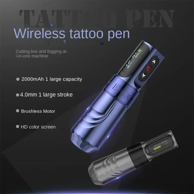 Best-Selling Wireless Tattoo All-in-One Machine High Quality Brushless Motor Direct Drive 3.5-4.6 Stroke Cut Line Tattoo