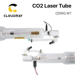 Cloudray 150-180W CO2 Laser Tube W7 1850mm Length Wooden Case Box Packing Dia. 80mm for CO2 Laser Engraving Cutting Machine