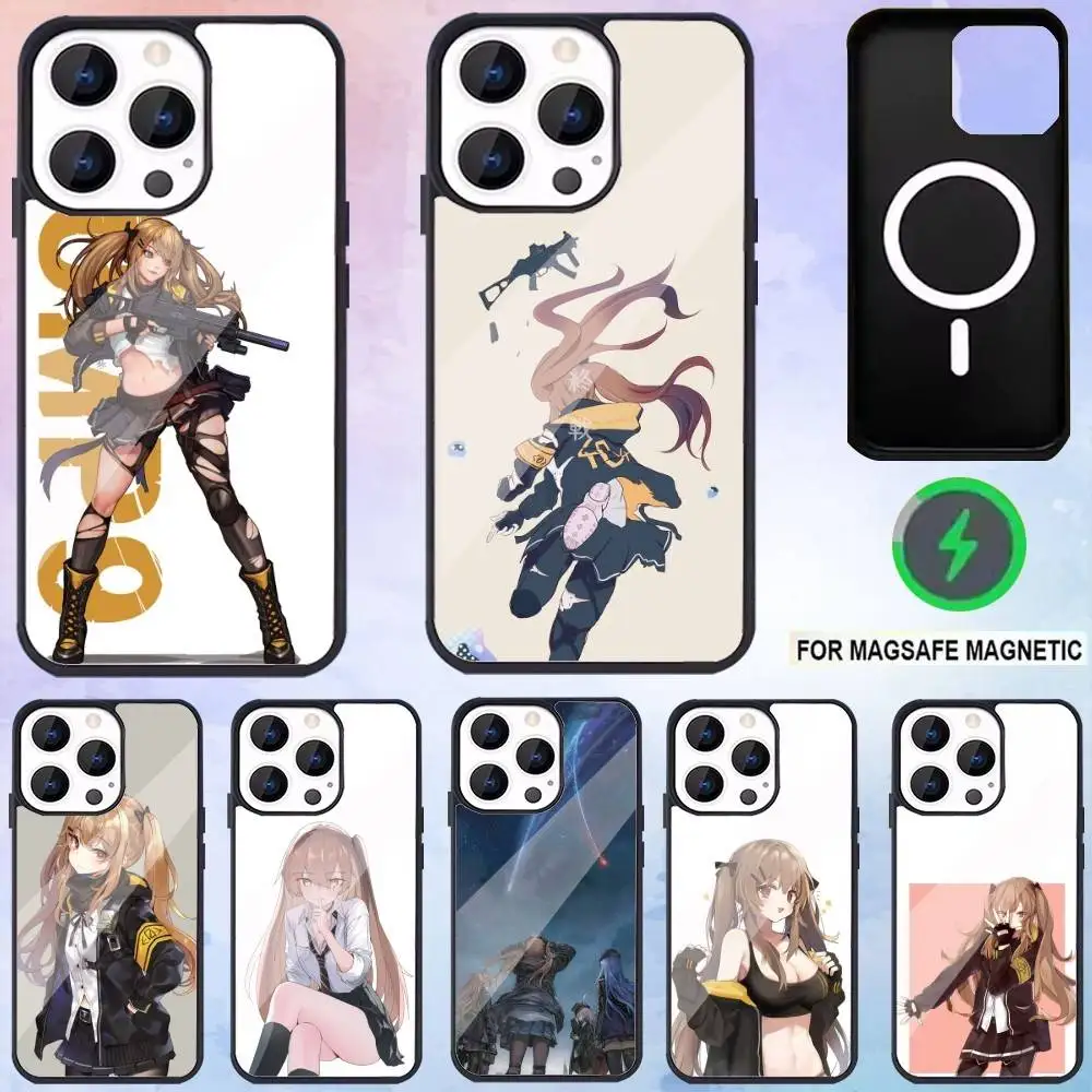 

Girls Frontline U-ump-45 Phone Case For iPhone17,16,15,14,13,12,11 Plus,Pro Max Magnetic For Magsafe Wireless Charging