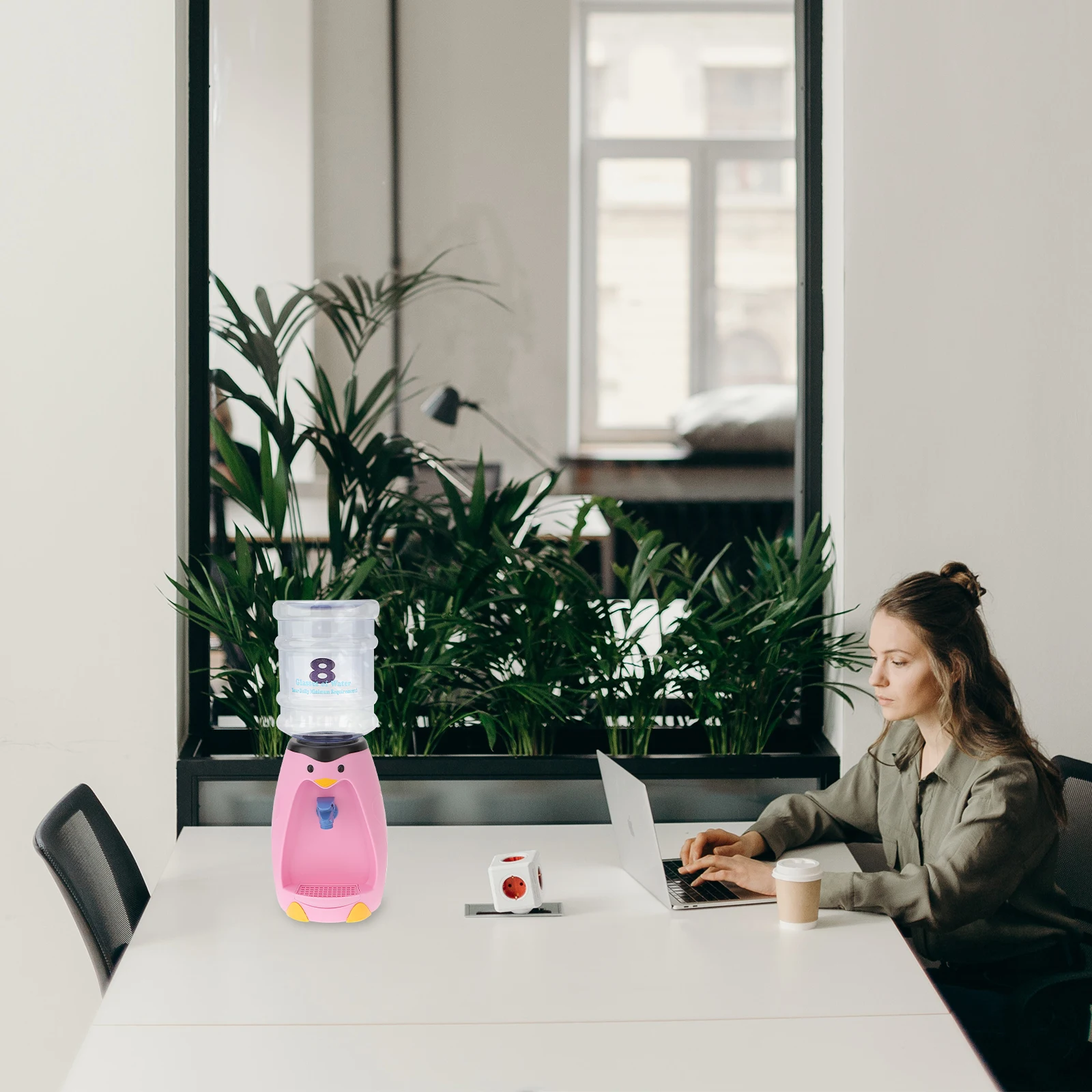 

1pc Mini Non-Heating Drink Machine For Home Bedroom Portable Manual Water Pump Cartoon Office Lovely Room Drinking Fountain