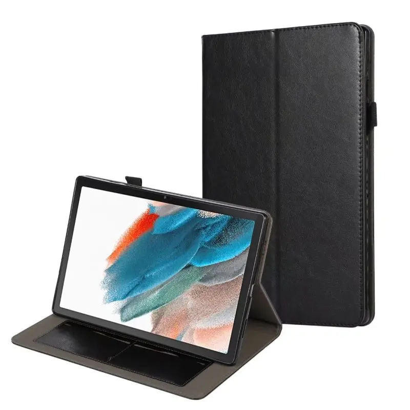 

Stand Case For Samsung Galaxy Tab A8 PU Tablet Cover for Samsung Tab A8 10.5 SM-X200/SM-X205 Protective Tablet Cover