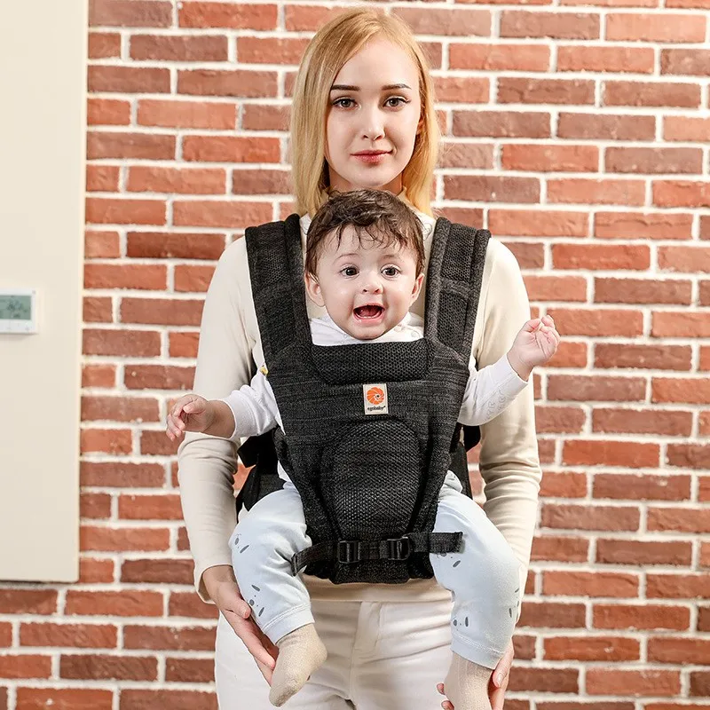 Egobaby-portabebés ergonómico para niño, mochila de algodón con malla de aire fresco, canguro, todas las posiciones, 0-36 meses