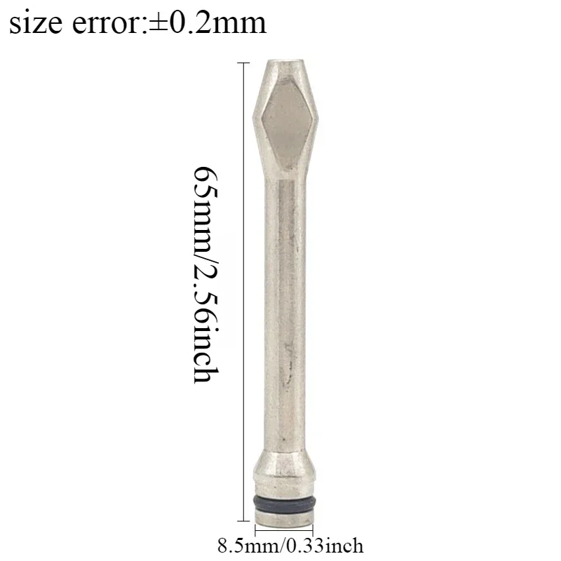 1 قطعة 510 بالتنقيط الفولاذ المقاوم للصدأ طول 65 مللي متر مفصل القش