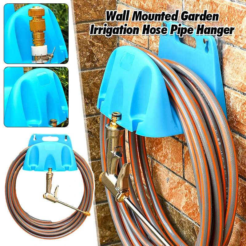 

Wall Mounted Garden Irrigation Hose Pipe Hanger Rack Tap Watering Hose Plastic Organizer Storage Holder Pipe Winding Frame