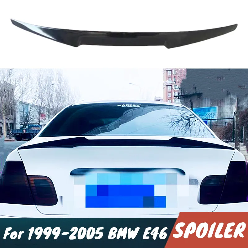 

For 1999-2005 BMW E46 2Door 4Door Sedan Carbon Fibe/FRP Materia Car Rear Trunk Lid Spoiler Wings Exterior Tuning Accessorie ﻿