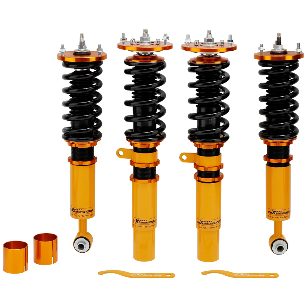 Coilovers Shocks Absorber for BMW 5 (E39) 1995-2003 RWD Notchback 528i 530i 540i 24 Way Damper Adjustable Spring Front Rear