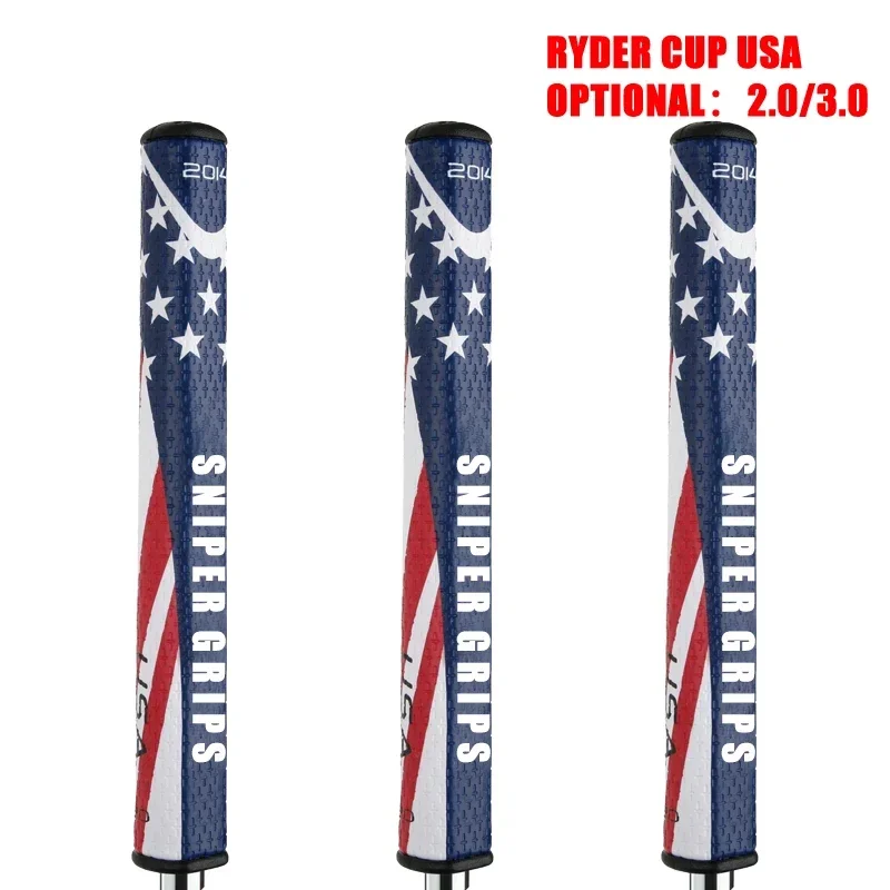 USA National Flag Golf Club Grip,PU Golf Putter Grips,Lightweight and Comfortable Golf Grips,Advanced Texture Control 2.0/3.0