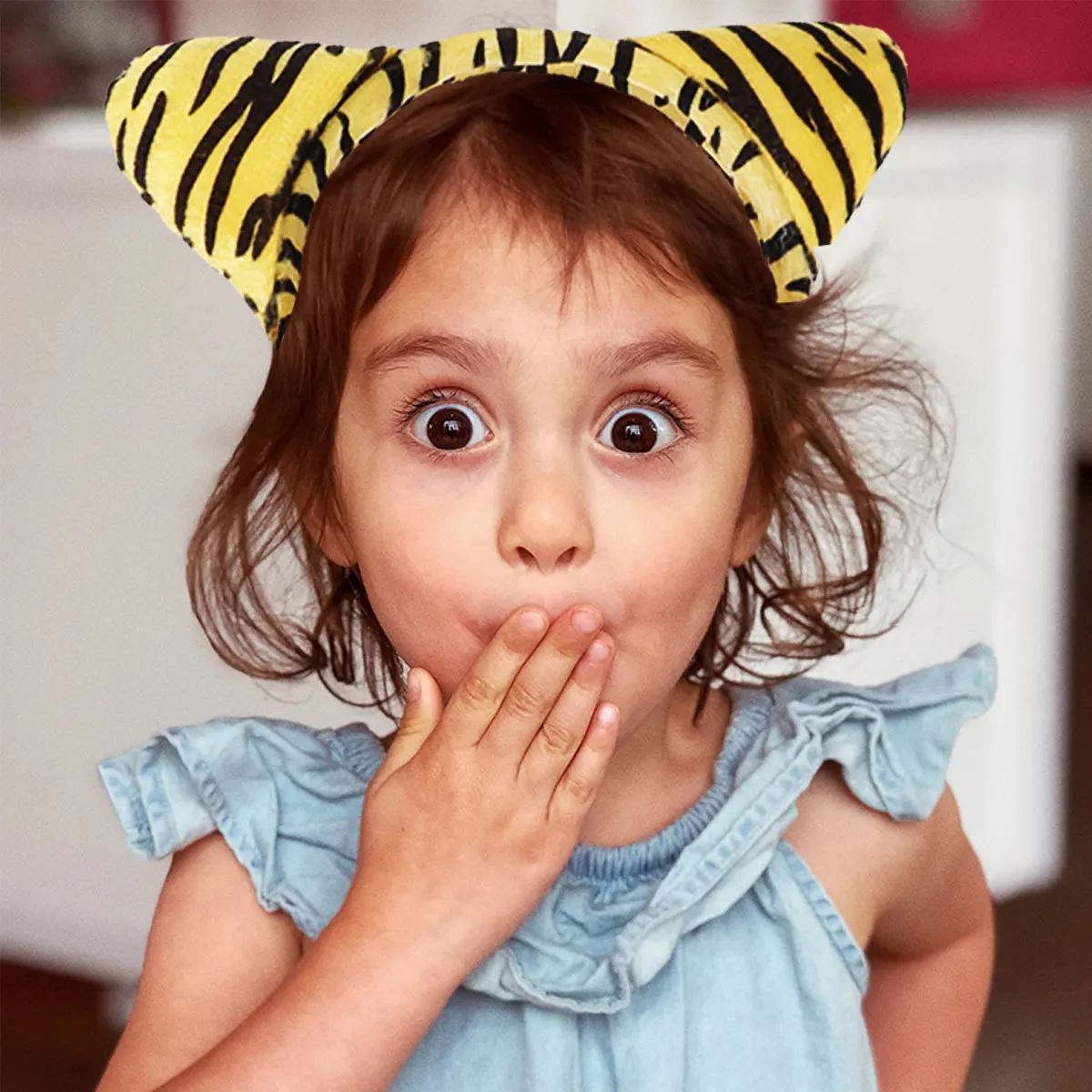 Tijger hoofdband stropdas staart kostuum accessoire set kinderen cosplay prop voor Halloween Party maskerades carnaval fancy dress