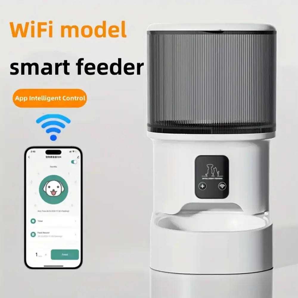 카메라 펫 피더 타이밍 스마트 자동 급식기 고양이 강아지 버튼 WIFI 앱 비디오 지능형 건식 사료 디스펜서 물통