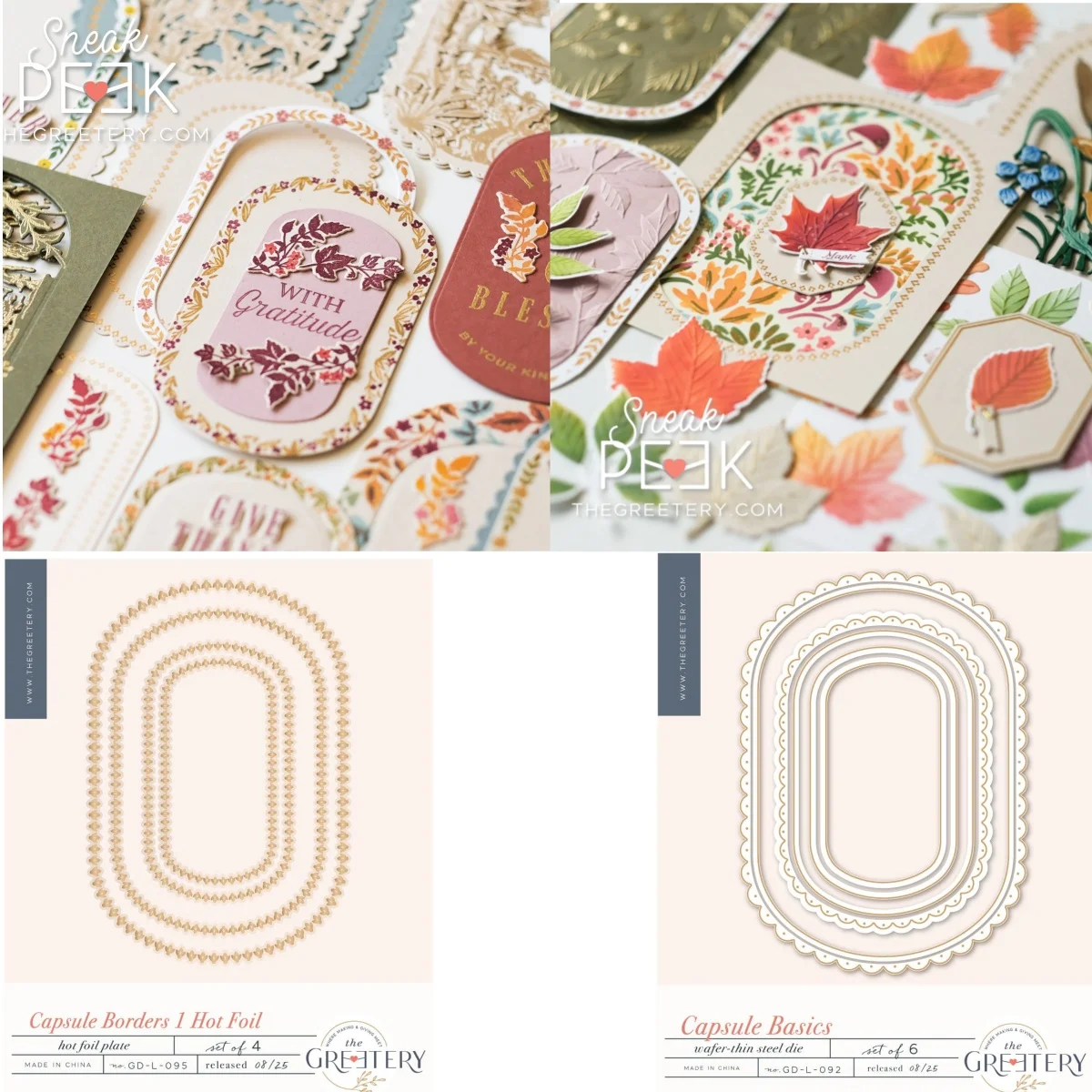 

Capsule Basics Metal Cutting Dies Hot Foil For DIY Scrapbook Craft Decoration Embossing Template Supplies Greeting Card Handmade