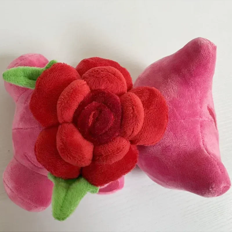 20cm Cartoon Pokemon Bulbasaur Plush Toys Pillow Kawaii Anime Pink Rose Flower Bulbasaur Stuffed Doll Birthday Gift For Girls