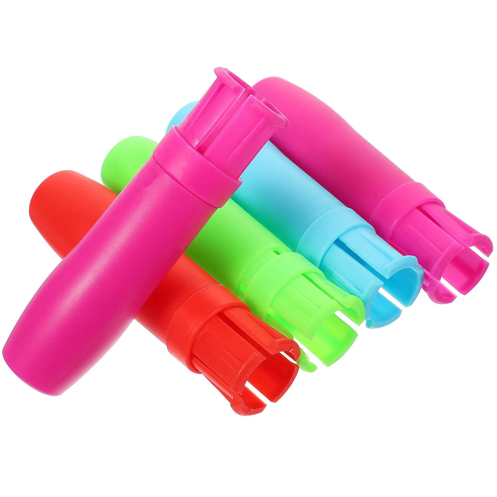 

5Pcs Convenient Chalk Clip Holder Smooth Writing Ergonomic Design Saves Chalk Prevents Staining Hands Clothes School Office Use