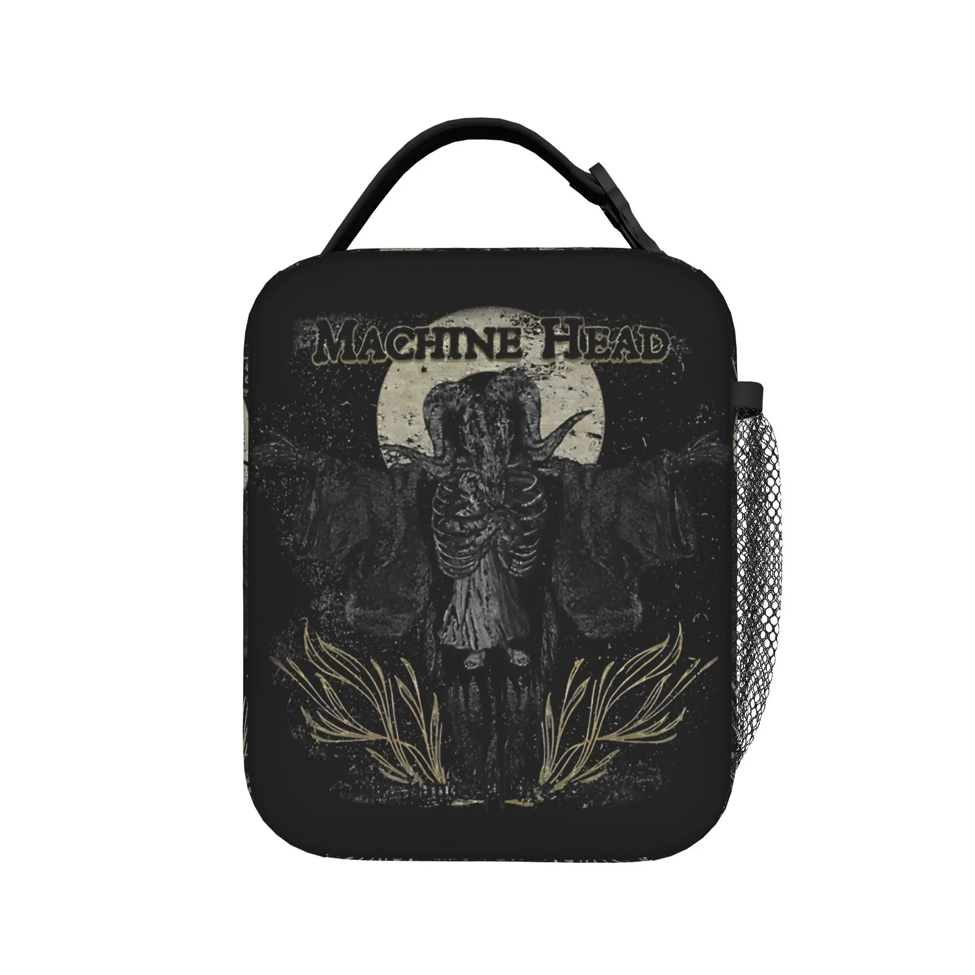 Machine Head, my hands are empty Lunch Bag  School Lunch Box For Unisex Print Thermal Tote Handbags Waterproof Cooler Bag