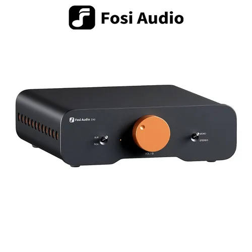 Fosi Audio ZA3 amplificador de Audio de potencia estéreo TPA3255 Clase D amplificador HiFi para altavoz pasivo de estantería con entrada XLR/RCA/equilibrada