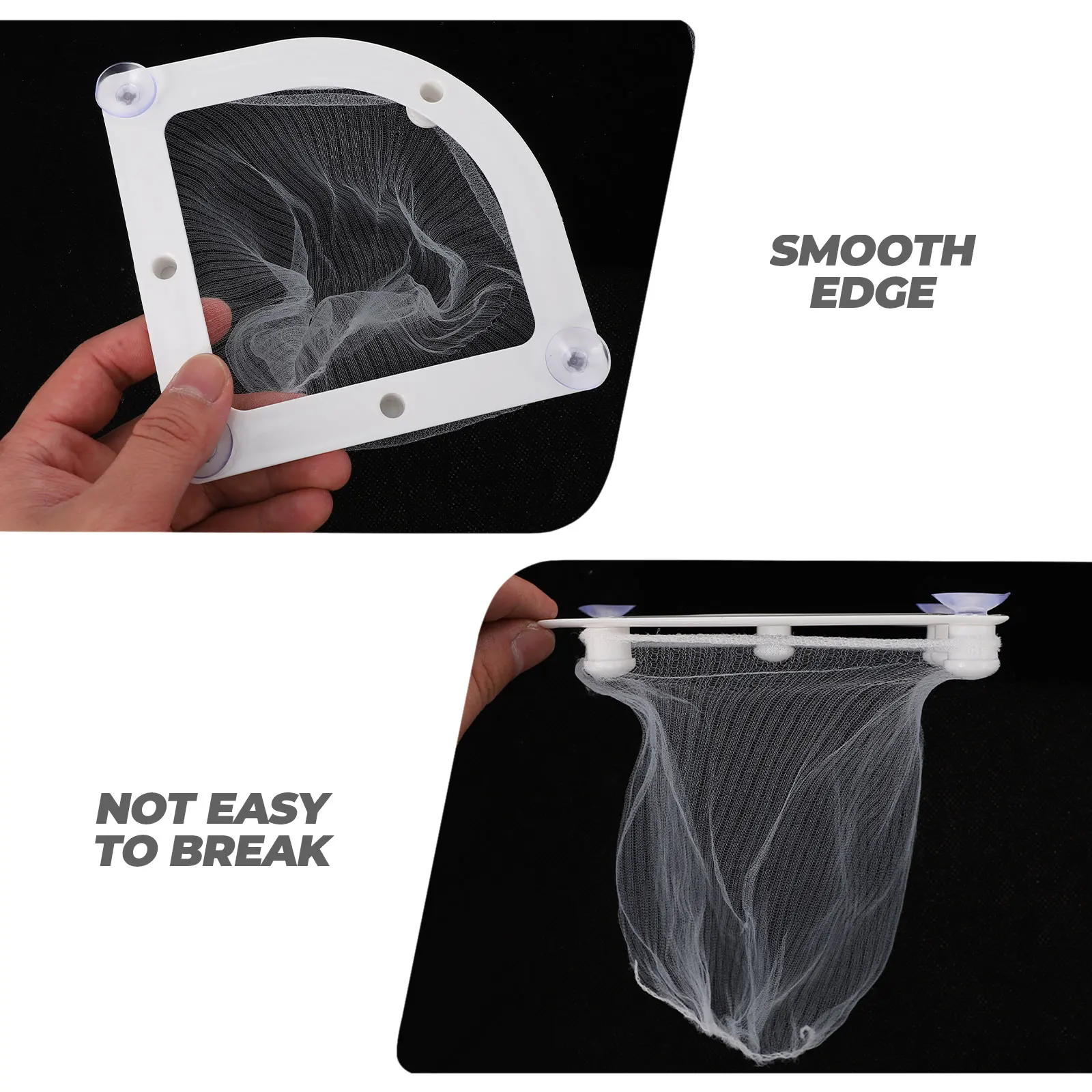 

Plastic Sink Strainer Filter Screen Kitchen Basket Fits Most Sinks Draining Rack Polyester Mesh Food Waste Collector Anti