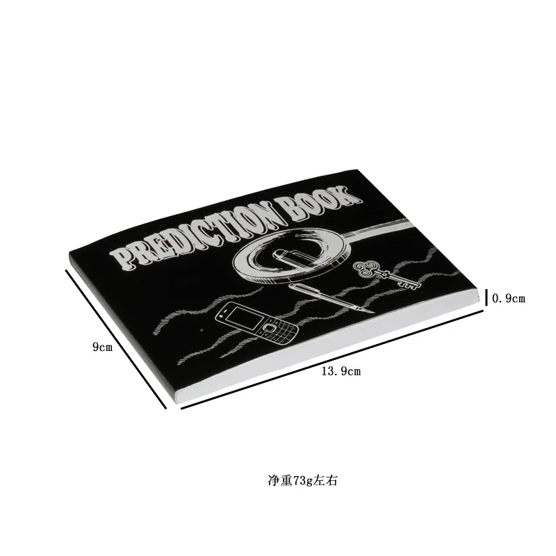 Prediction Book -Magic Trick Magic Props Gimmick Stage/Close Up Fire Comedy Accessories Children Beginners Primary Tricks